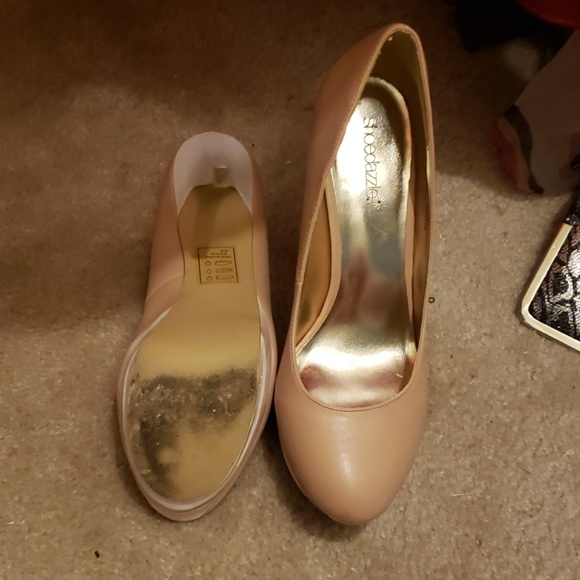 Nude & white platform heel - Picture 3 of 4